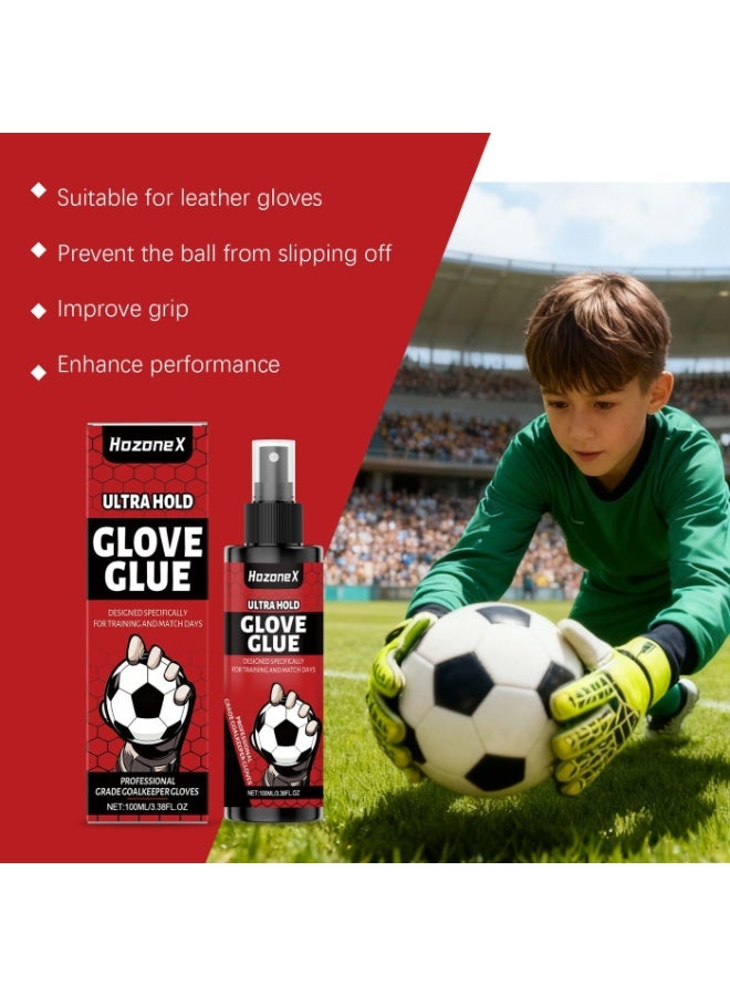 هوزونكس 100ml Glove Glue, Soccer Glove Glue for Wet  Dry Conditions, Restores Grip on Goalkeeper Gloves, Boosts Performance, Extends Glove Life - Image 2