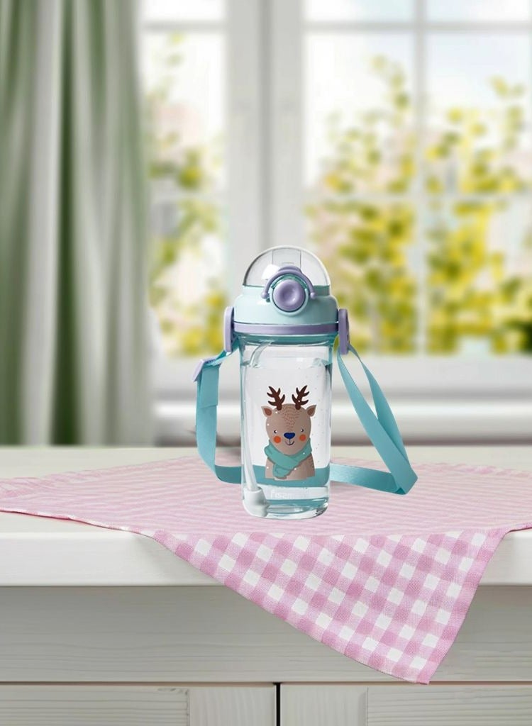 Fissman Water Bottle 460ml For Kids BPA Free Non Toxic - Image 1