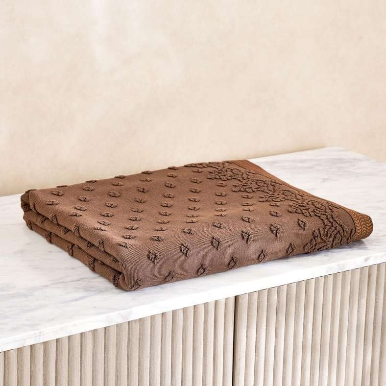 Pan Home منشفة استحمام ماغنوليا - بني - Image 4