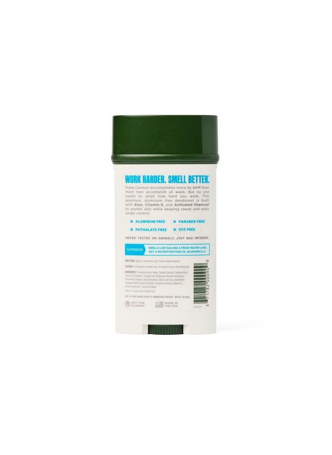 Duke Cannon Supply Co. Aluminum-Free Deodorant For Men 3 Oz. Superior, 2 Pack - Unique Masculine Scent, Odor Control & Soothe Skin  - Image 2