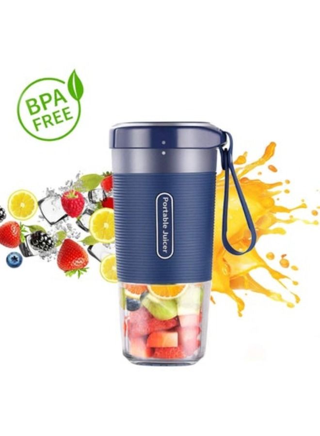 ACLIX Portable Blender Cordless Personal Blender Juicer Mini Mixer Waterproof Smoothie Blender With USB Rechargeable BPA Free Tritan 300ml - Image 4