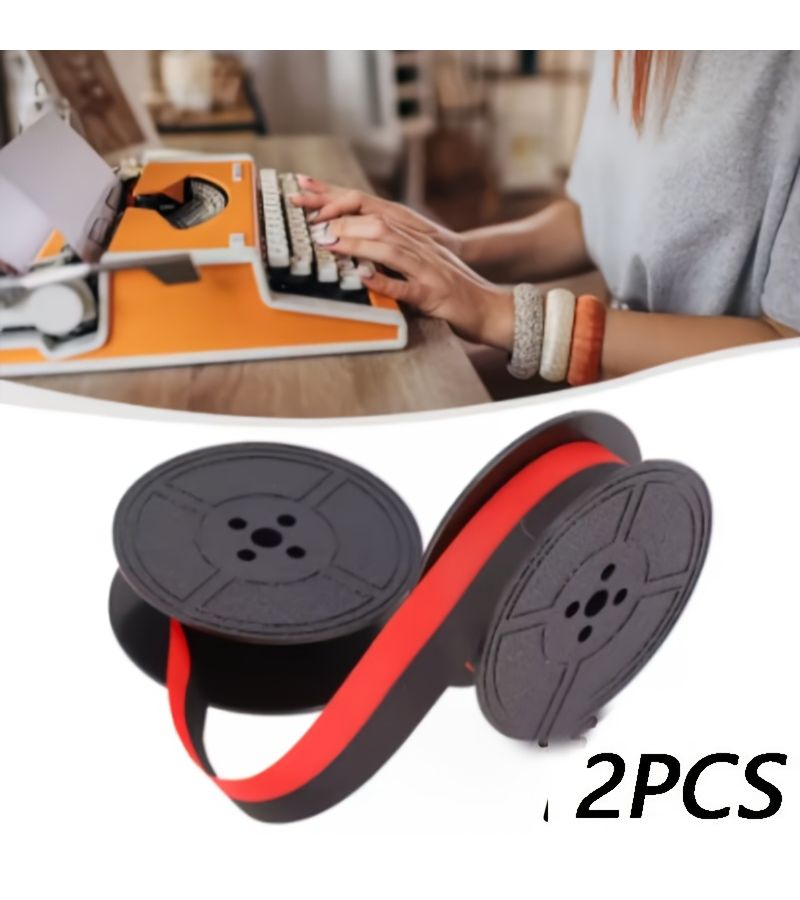2pcs Typewriter Ribbon Portable Toner Belt Wear Resistant Machine Part - Image 1