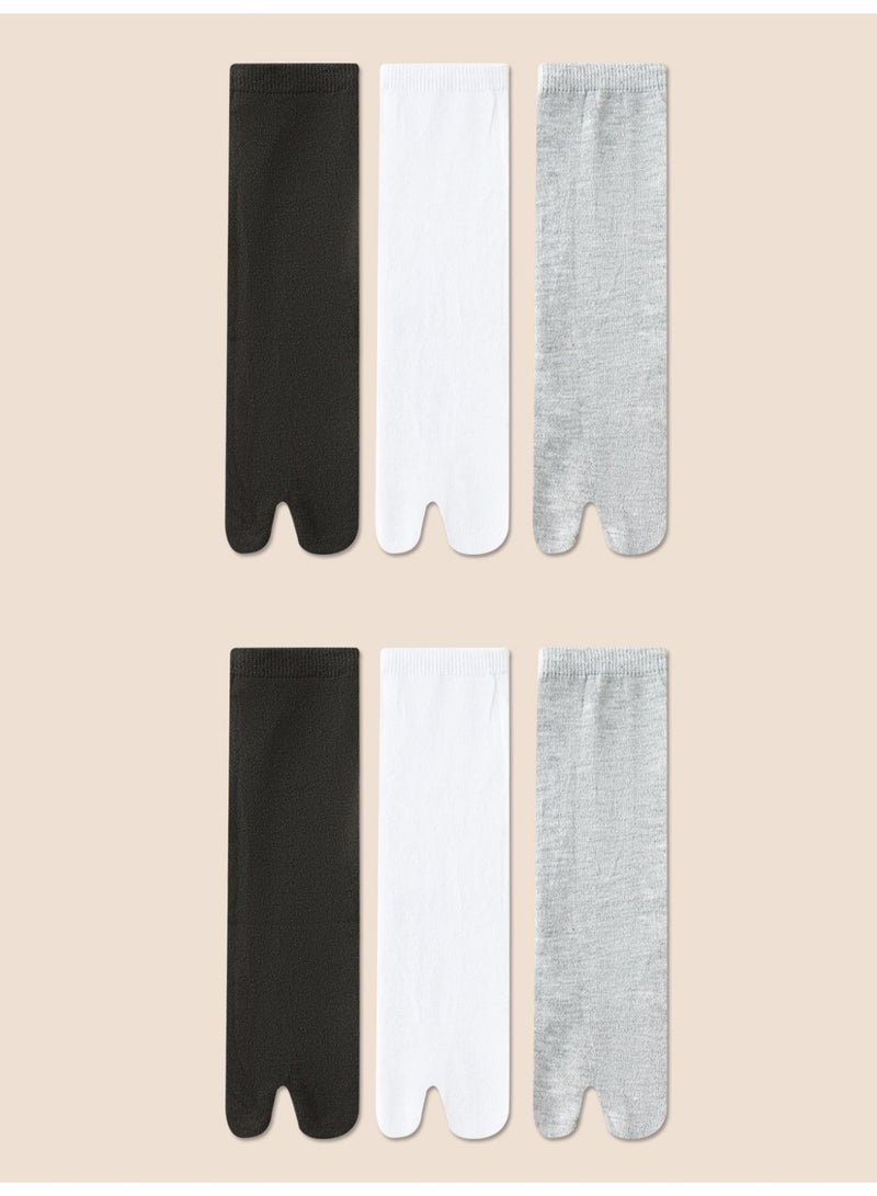 6 قطع جوارب تابي سبليت إصبع القدم المنقسمة للرجال والنساء جوارب تابي فليب فلوب للرجال والنساء - Image 2