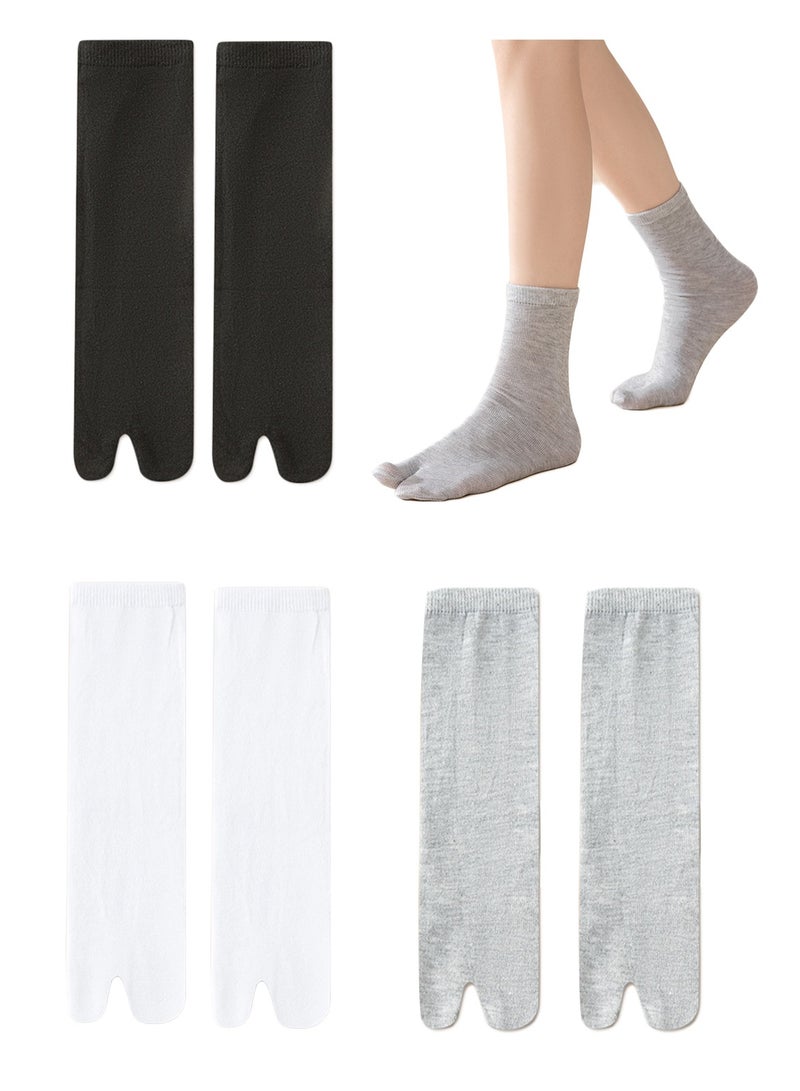 6 قطع جوارب تابي سبليت إصبع القدم المنقسمة للرجال والنساء جوارب تابي فليب فلوب للرجال والنساء - Image 1