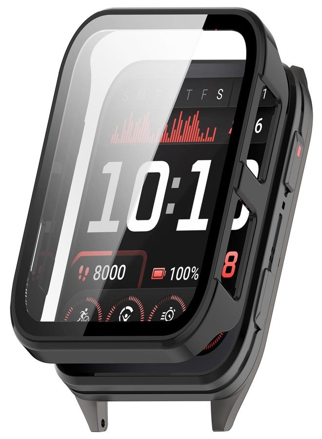 FanTEK Compatible for Garmin Venu X1 Watch Case for Women Men, Scratch Resistant Shock Absorbing Case, Black - Image 1