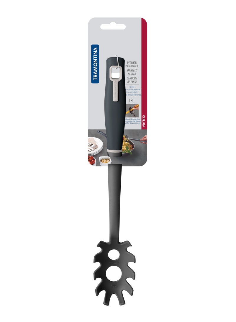 Tramontina Verano Onyx-colored Nylon Pasta Server and Polypropylene Handle - Image 2