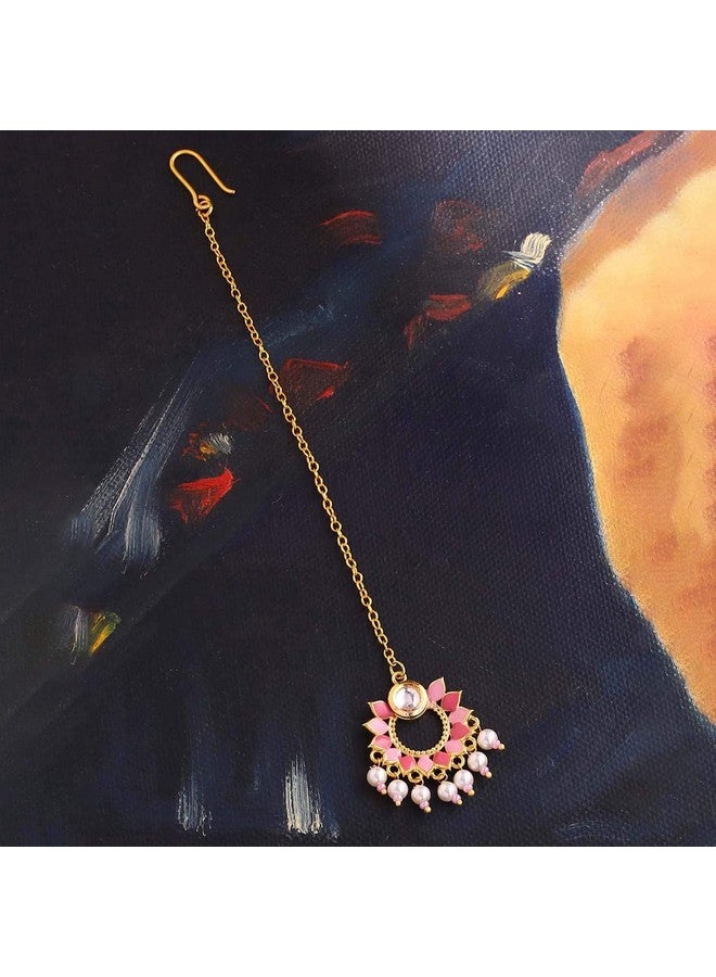 Voylla Manmayi Floral Maang Tika - Image 4