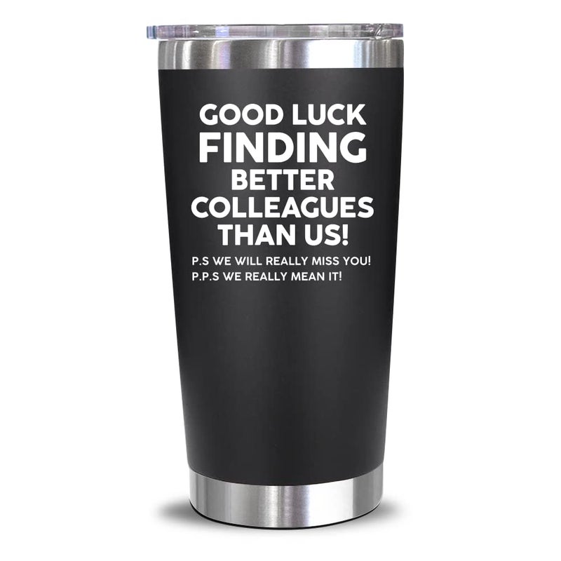 NEWELEVEN Leaving Gifts for Colleagues Women Men  Good Luck New Job Gifts Leaving Presents for Colleagues  Funny Present for Coworkers Colleague Boss  20 Oz Tumbler