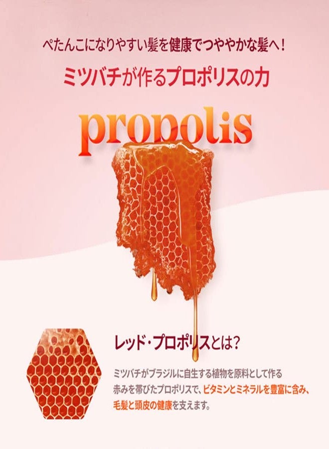 Kerasys Propolis Royal Jelly Extract Rosehip Oil Rose Water Shiny and Healthy Hair Propolis Red Volume 33.8 fl oz / 1L (Treatment, 1-Pack) - Image 3