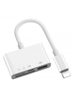 GS12 OTG Adapter Dual Lightning to TF SD USB