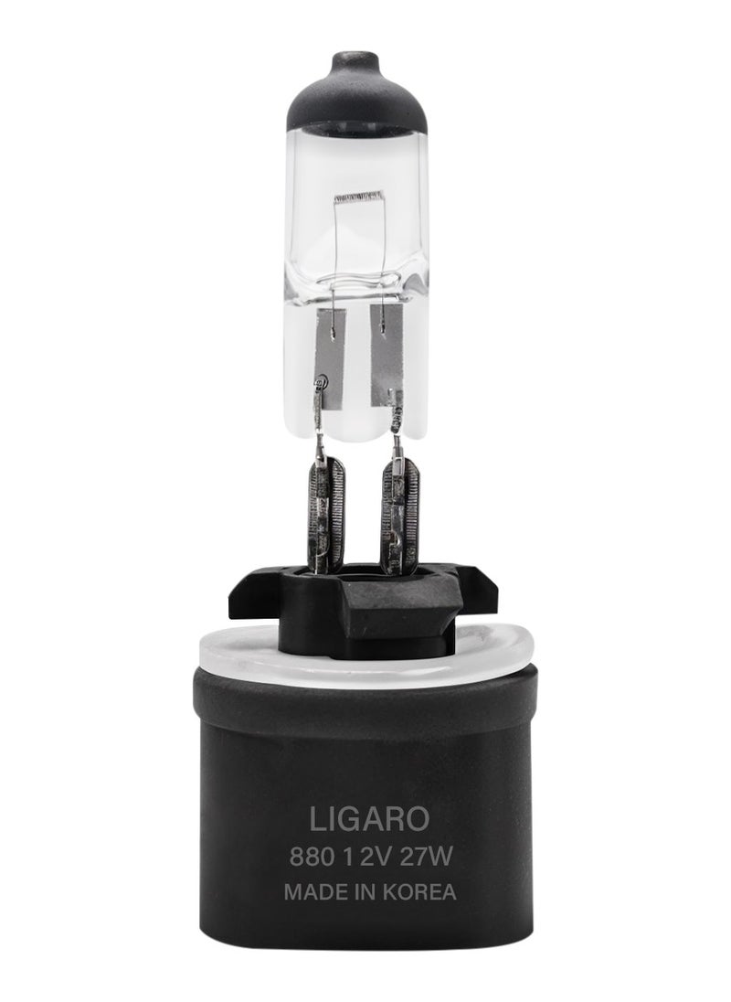 LIGARO - Ligaro 880 12V 27W Halogen Headlight Bulbs Ultra Bright 5000K Filament Light with 620 Lumens and 1000 Hours Lifespan 1pcs BL 10305 - Image 1