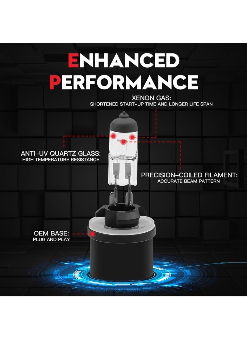 LIGARO - Ligaro 880 12V 27W Halogen Headlight Bulbs Ultra Bright 5000K Filament Light with 620 Lumens and 1000 Hours Lifespan 1pcs BL 10305 - Image 1