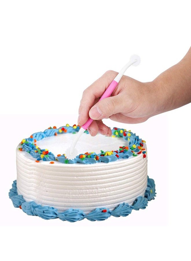 TOPINCN 3pcs / set Fondant Cake Decorating Tools, Icing Modelling Tool Fondant and Gum Paste Starter Tools Pastry Baking Bakeware - Image 5