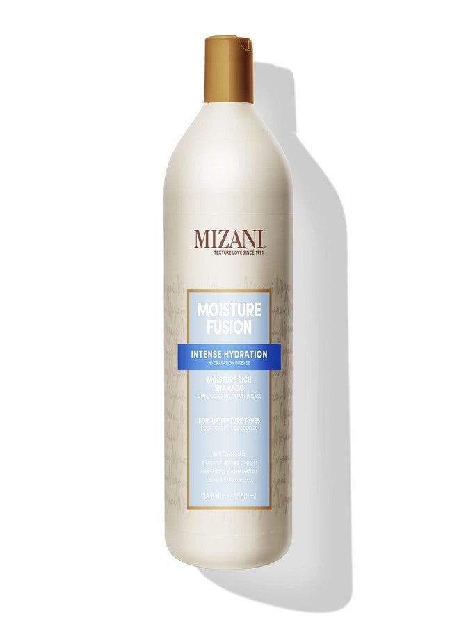 Mizani Moisture Fusion Moisture Rich Shampoo | Gently Cleanses & Conditions Hair | With Argan Oil | For Dry Hair | 33.8 Fl. Oz - Image 1
