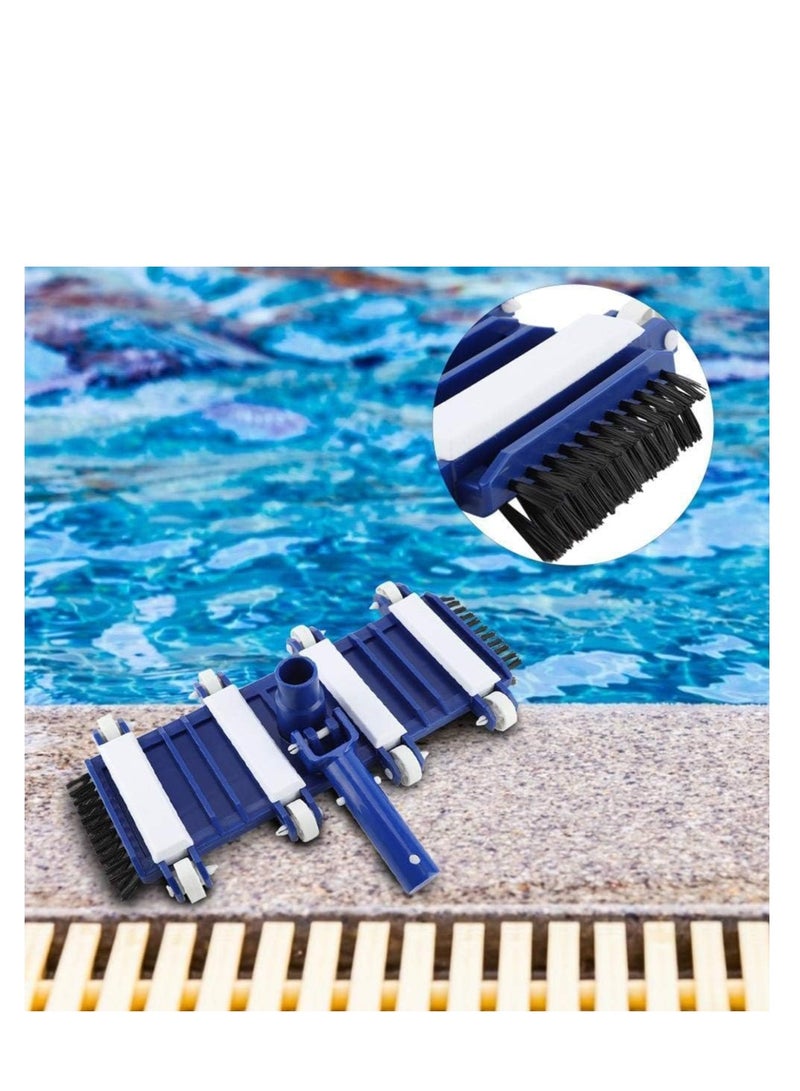 ماى سوق :رأس مكنسة لحمام السباحة، قطعة واحدة، مزود بصمام تنفيس هواء و8 عجلات. - Image 2