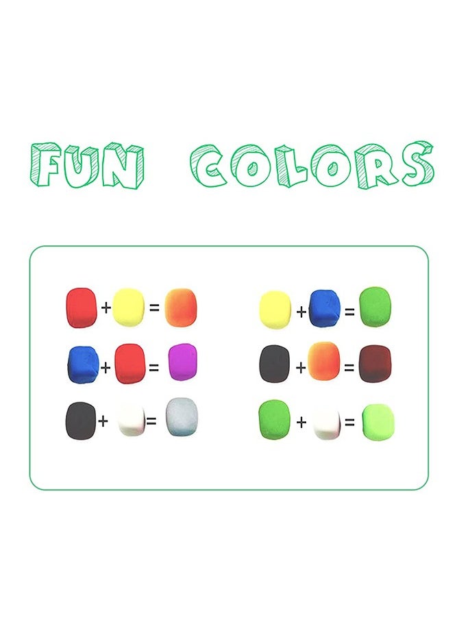 Bebiland - 24 Colors DIY Plasticine for Kids Education, Super Light Modelling Clay Interactive Toy - Image 1