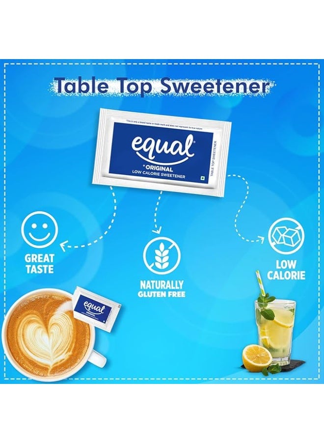 Equal Original Zero Calorie Sweetener Sugar Substitute Zero Calorie Sugar Alternative Sweetener Packets Sugar Alternative 50 Sachets 50 G - Image 4