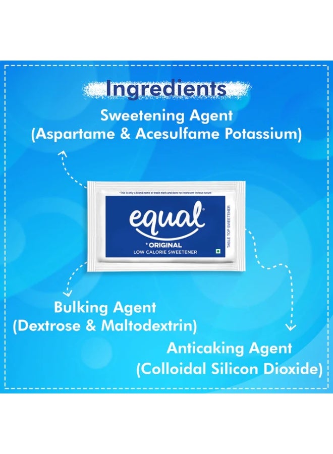 Equal Original Zero Calorie Sweetener Sugar Substitute Zero Calorie Sugar Alternative Sweetener Packets Sugar Alternative 50 Sachets 50 G - Image 5