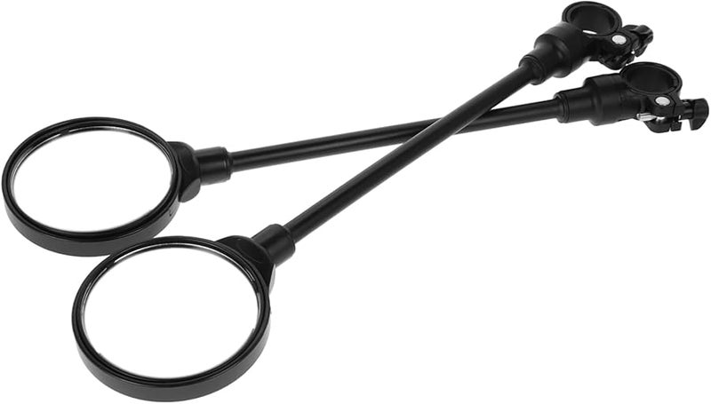 Universal Bicycle Rear View Mirror Convex Handlebar Mount Easy Install Broad Compatibility - Image 1