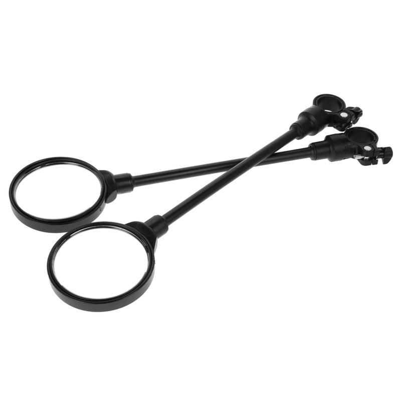 Universal Bicycle Rear View Mirror Convex Handlebar Mount Easy Install Broad Compatibility - Image 2
