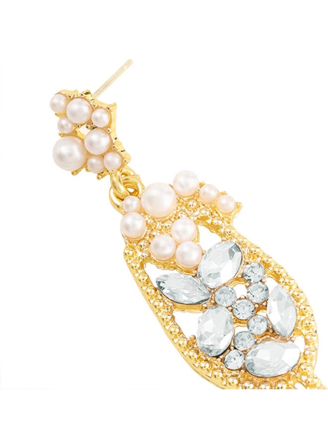 AIWANTO Glass Rhinestone Earrings - Image 2