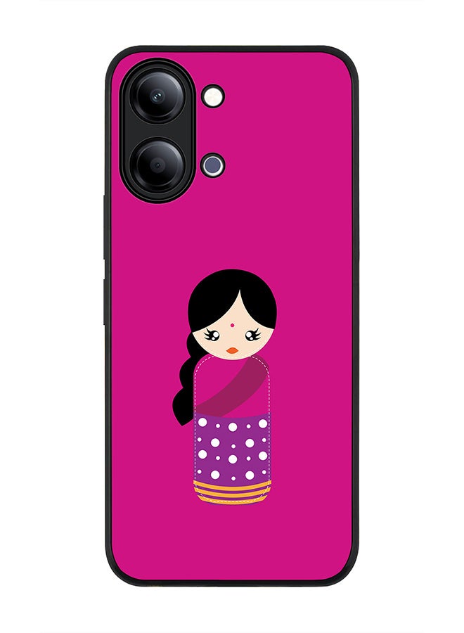 Stylizedd For vivo Y05 4G / Y6t 5G Case,Slim fit Camera Protection, Shockproof Thin Phone cover  - Indian Doll - Image 1
