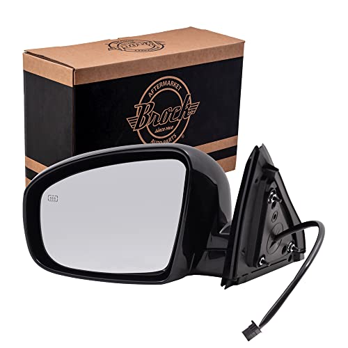 Brock Drivers Power Folding Side View Mirror Heated for 14-15 QX60 & Hybrid 13 JX35 replaces 963023JA9A 963743JA0E IN1320133 - Image 1