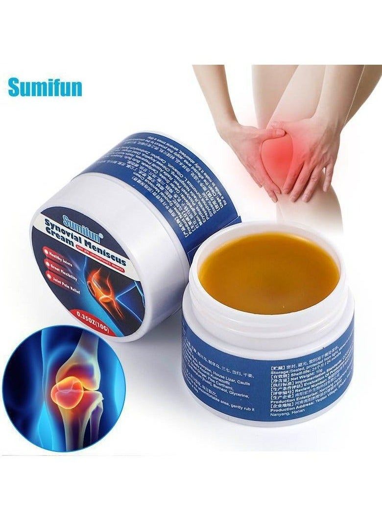 Sumifun Meniscys Pain Relief Ointment，Synovial Meniscus Cream, Pain Relief Ointment，HeelAid Plantar Fasciitis Brush-On Heel Pain Relief，Support Joint Health, Encourage Joint Strength and Density - Image 1