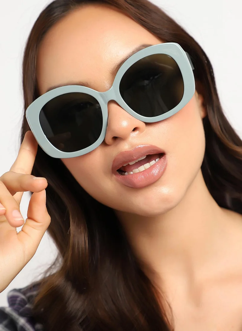 صوص هاوت نظارة شمسية كلاسيكية بإطار أخضر