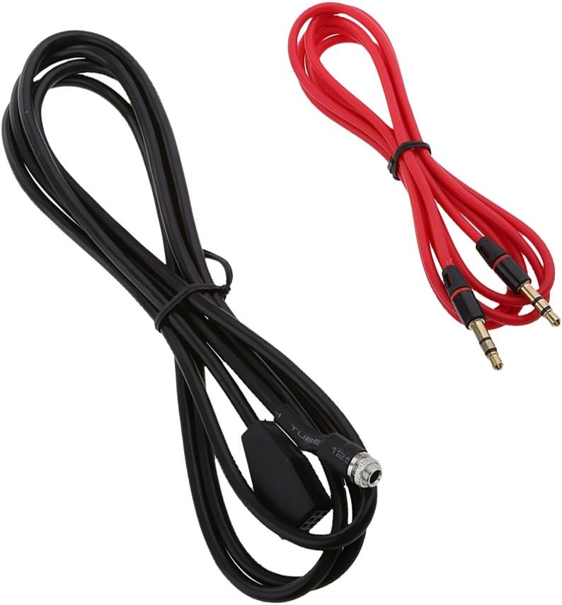 klarakoCar 3.5mm Jack Socket Female Input Interface AUX Adapter Cable For BMW E46 - Image 1