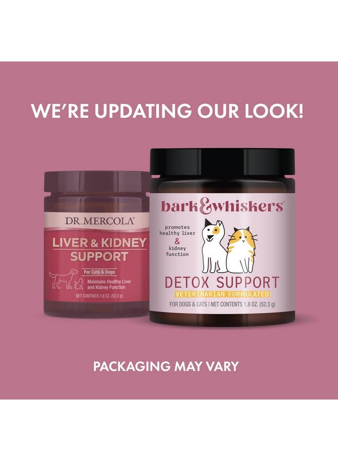 Dr. Mercola Bark & Whiskers Detox Support for Dogs & Cats, 1.8 Oz. (52.3 g), Promotes Healthy Liver & Kidney Function, Veterinarian Formulated, Non-GMO, Dr. Mercola - Image 2