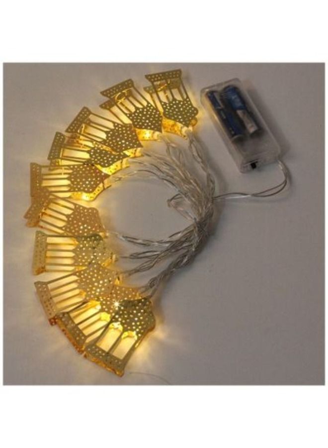 Led Lantern Shaped String Light For Eid Mubarak Ramadan Decoration - Image 1