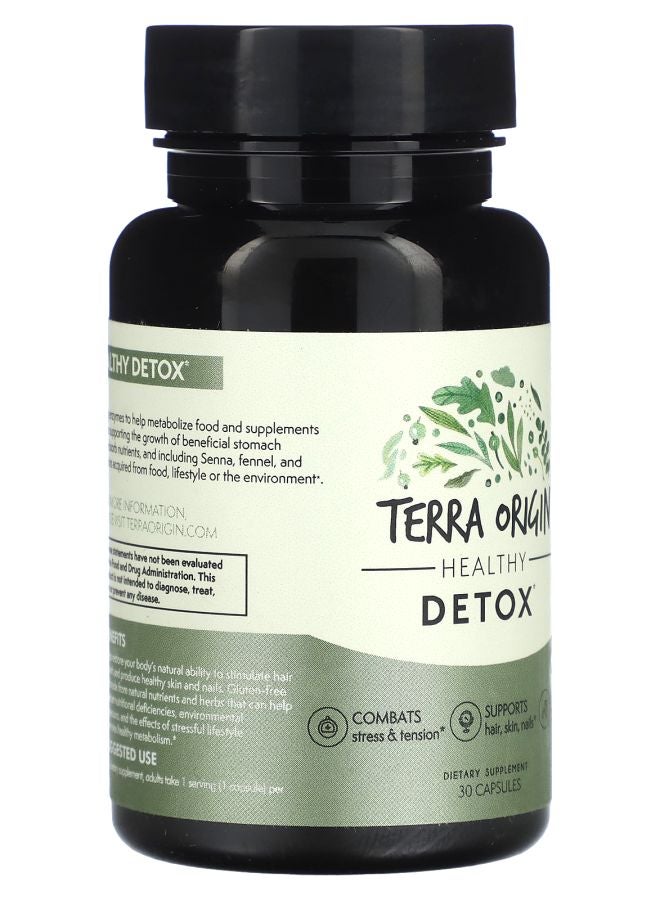 Terra Origin Healthy Detox 30 Capsules - Image 2