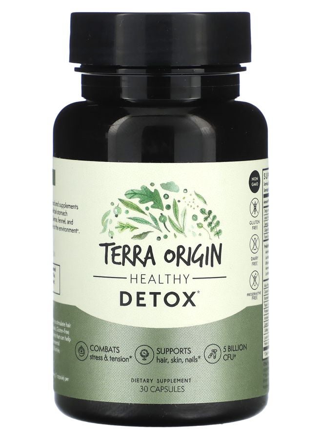 Terra Origin Healthy Detox 30 Capsules - Image 1
