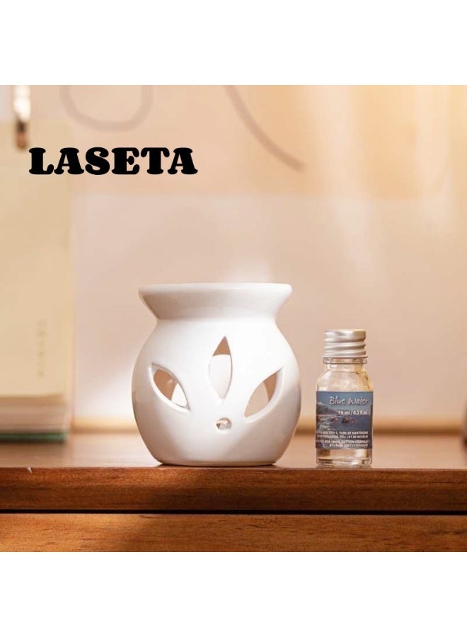 Laseta 12 قطعة × 10 مل مجموعة زيوت عطرية قابلة للذوبان في الماء للعلاج بالروائح - Image 4