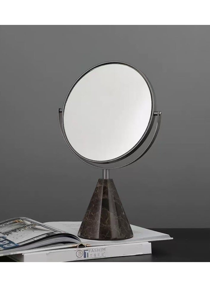 Aubree Dapple Ceramic Luxurious Double-Sided Mirror - Image 2
