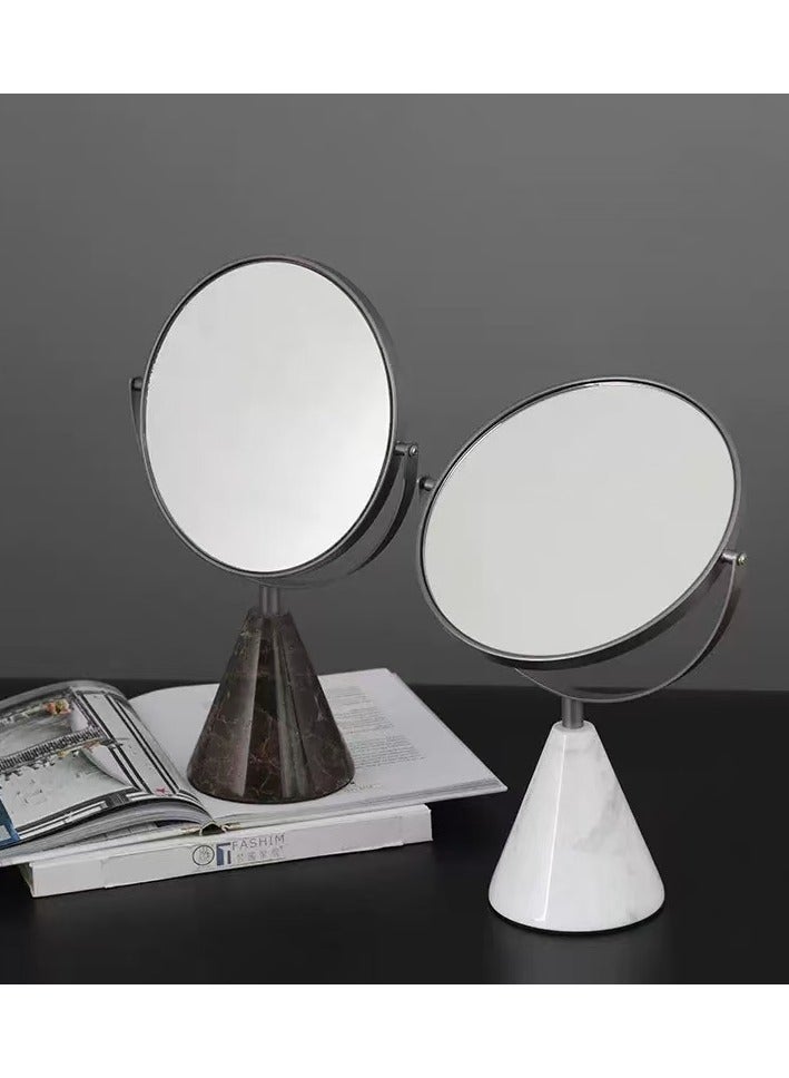 Aubree Dapple Ceramic Luxurious Double-Sided Mirror - Image 3