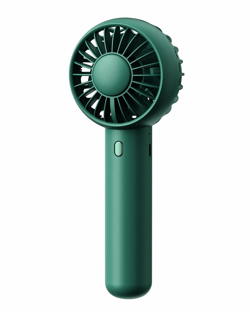Gaiatop Mini Portable Fan, Powerful Hand Fan Cute Design 3 Speed Personal Small Desk Fan with Base, Lightweight Rechargeable USB Handheld Fan for Girl, Women, Men, Indoor, Outdoor - Image 1