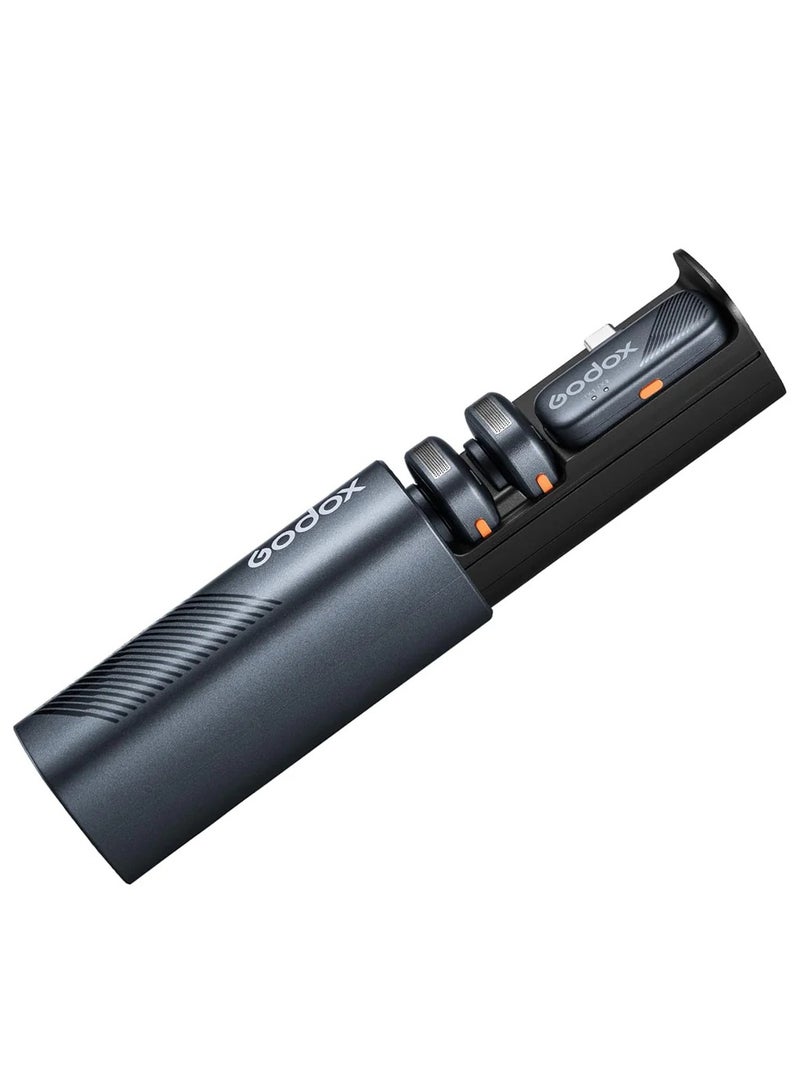 Godox Godox Cube-SC K2 2-Person Wireless Microphone System with Type C Black - Image 1