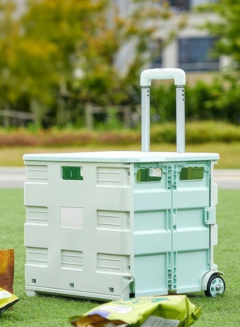 رينوفو عربة تسوق قابلة للطي الحل المثالي للتسوق والتنقل - Image 1