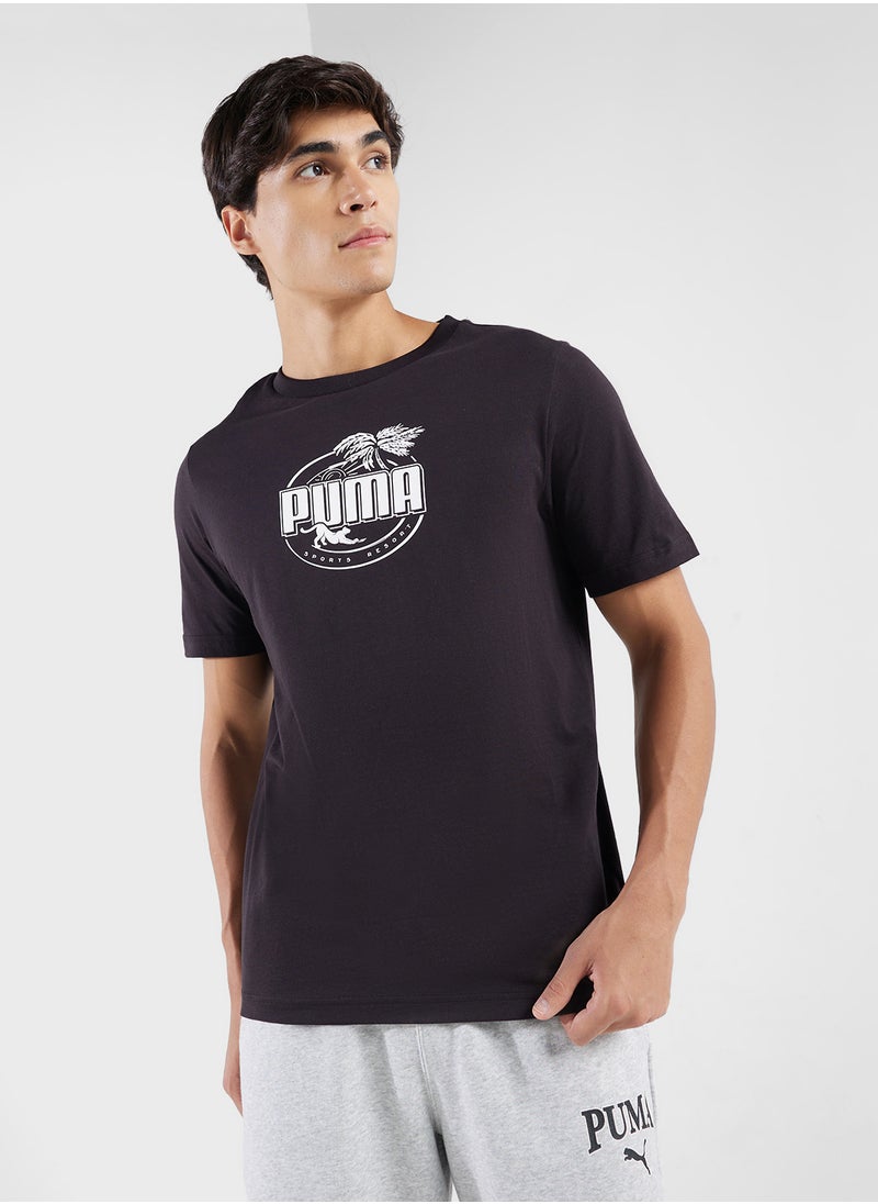PUMA Palm Resort Graphic T-Shirt  - Image 1