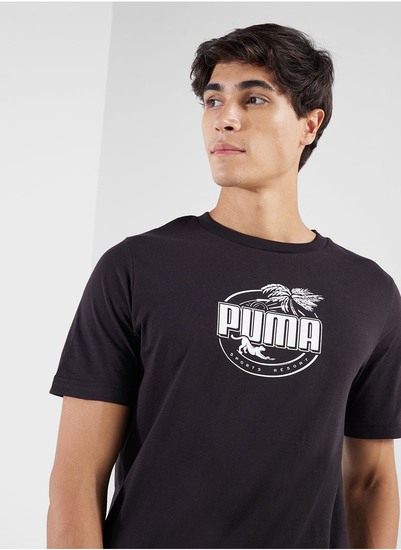 PUMA Palm Resort Graphic T-Shirt  - Image 3