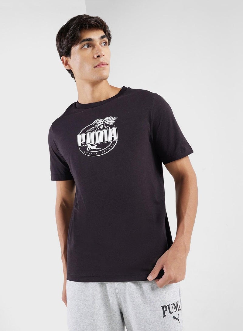 PUMA Palm Resort Graphic T-Shirt - Image 1