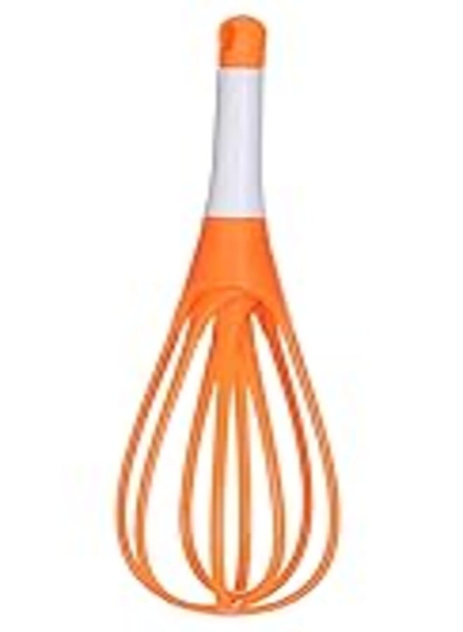 OR Foldable Plastic Egg Whisk, Orange 
