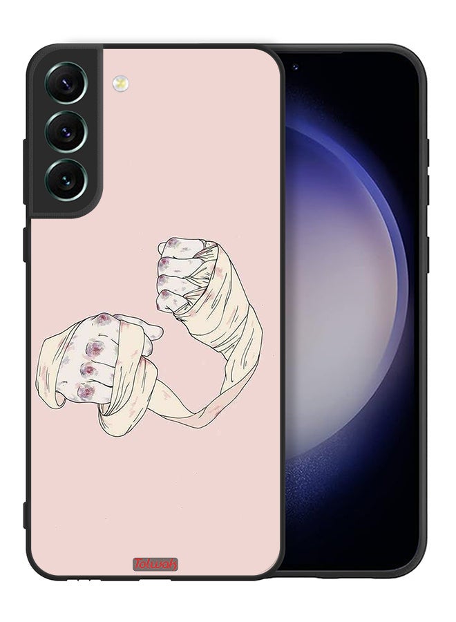 Tolwak Samsung Galaxy S21 Plus 5G Protective Case Cover Fighter Art - Image 2