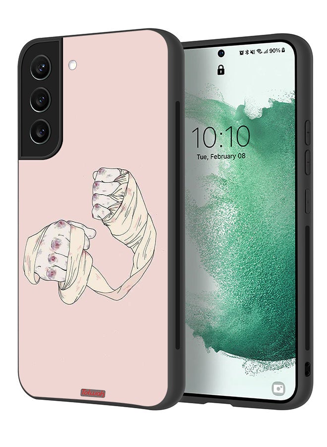Tolwak Samsung Galaxy S21 Plus 5G Protective Case Cover Fighter Art - Image 1
