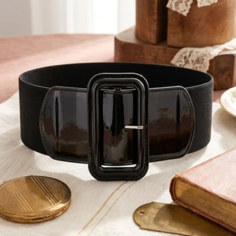 Stretchy Wide Women Belts Elastic Vintage Belts Fashion Ladies Waist Belt for Ladies Dress Shirts Accessories - Image 3