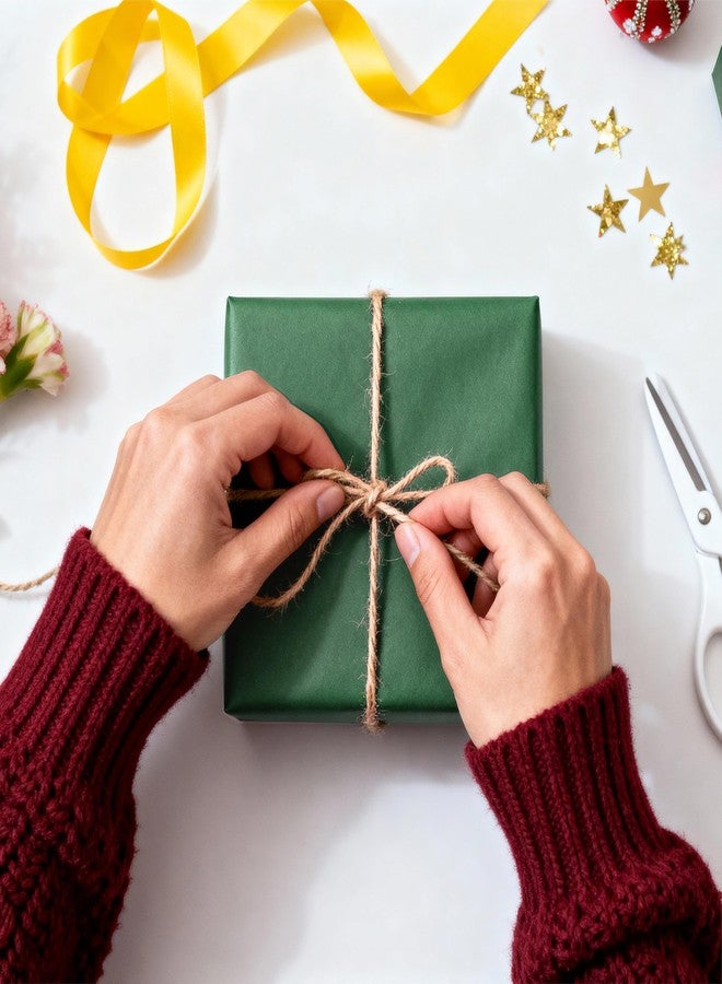 Luckonway 40 Sheets 20x20 Inches Forest Green Tissue Paper for Gift Bags – Bulk Gift Wrapping Paper for Christmas, Weddings, Parties & Art Crafts (Forest Green) - Image 3