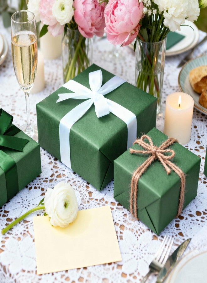 Luckonway 40 Sheets 20x20 Inches Forest Green Tissue Paper for Gift Bags – Bulk Gift Wrapping Paper for Christmas, Weddings, Parties & Art Crafts (Forest Green) - Image 5