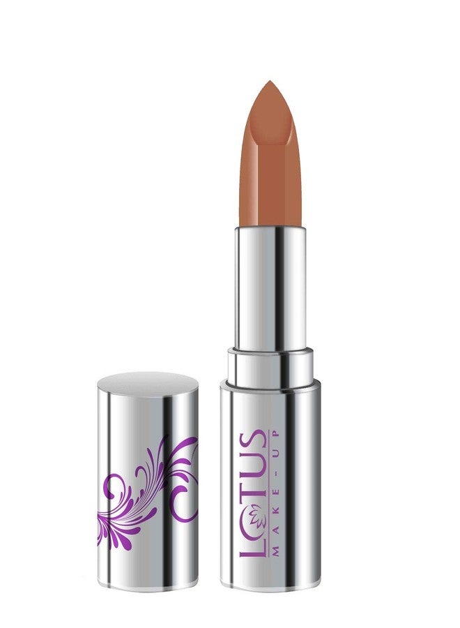 Lotus Makeup Ecostay Butter Matte Lip Color Earthy Amber, Brown, 4 g - Image 1